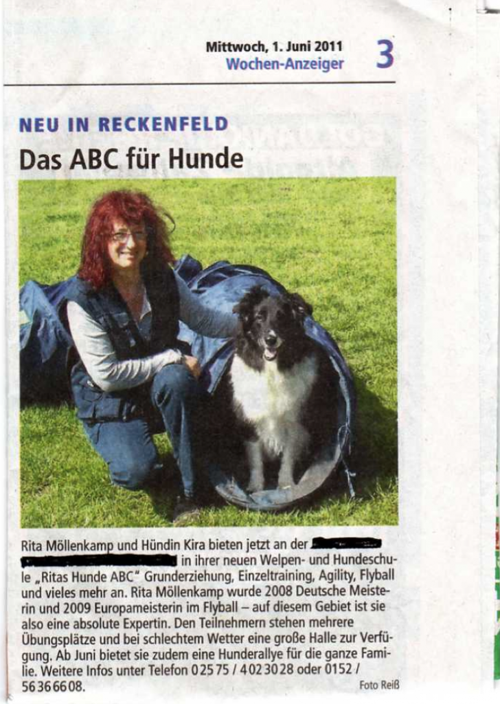 Pressestimmen Ritas Hunde ABC